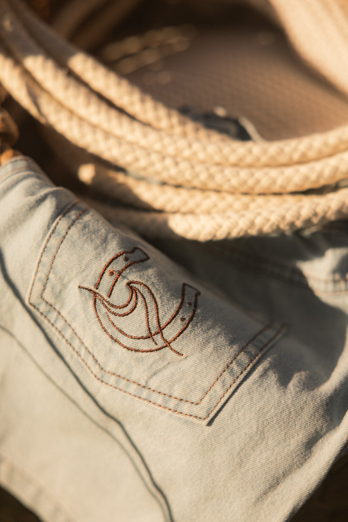 The Tide Jean Shorts
